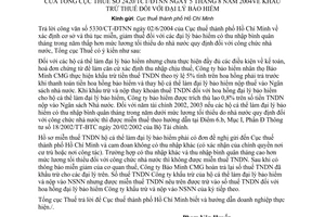 Công văn 2420/TCT/ĐTNN khấu trừ thuế đối với đại lý bảo hiểm