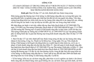 Công văn 4177/BCĐ-TW tăng cường công tác kiểm tra, chống gian lận thương mại trong kinh doanh xăng dầu