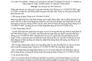 Công văn 4077/TCHQ-KTTT  vướng mắc  trị giá tính thuế