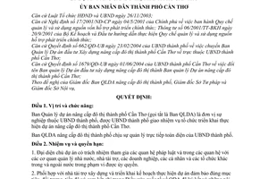 Quyết định 279/2004/QĐ-UB chức năng, nhiệm vụ, quyền hạn cơ cấu tổ chức