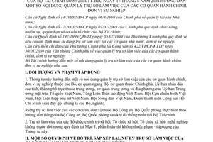 Thông tư 83/2004/TT-BTC hướng dẫn quản lý trụ sở làm việc cơ quan hành chính đơn vị sự nghiệp