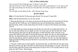 Quyết định 916/QĐ-TTg tổ chức Đại hội Thi đua toàn quốc lần thứ 7