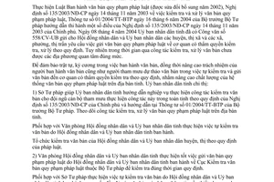 Chỉ thị 11/2004/CT-UB Công tác kiểm tra xử lý văn bản quy phạm pháp luật Bến Tre