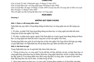 Nghị định 159/2004/NĐ-CP hoạt động thông tin khoa học công nghệ