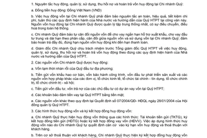 Công văn 1979/HTPT-KHNV hướng dẫn công tác huy động, quản lý và sử dụng vốn