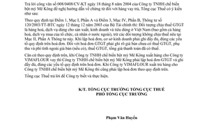 Công văn  2983 TCT/ĐTNN chứng từ đối với hàng vay-trả