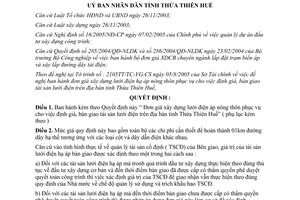 Quyết định 3160/QĐ-UB năm 2004 đơn giá xây dựng điện hạ áp nông thôn Thừa Thiên Huế