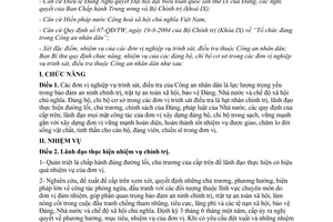 Quy định 125-QĐ/TW chức năng nhiệm vụ Đảng bộ chi bộ cơ sở