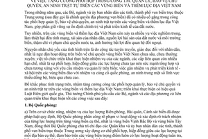 Chỉ thị 34/2004/CT-TTg tăng cường phối hợp công tác quản lý bảo vệ chủ quyền an ninh trật tự vùng biển thềm lục địa Việt Nam