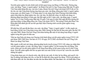 Hướng dẫn 1866/TLĐ thực hiện nâng cao hiệu quả cuộc vận động "Ngày Vì người nghèo"