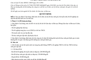 Quyết định 625/2004/QĐ-UB chi tổ chức thi học sinh giỏi tuyển sinh tốt nghiệp