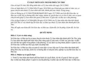 Quyết định 308/2004/QĐ-UB chức năng nhiệm vụ quyền hạn cơ cấu Sở Giáo dục