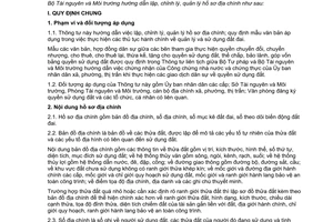 Thông tư 29/2004/TT-BTNMT hướng dẫn lập chỉnh lý quản lý hồ sơ địa chính