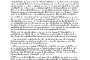 Chỉ thị 26/2004/CT-UB tăng cường quản lý Nhà nước lĩnh vực khoáng sản