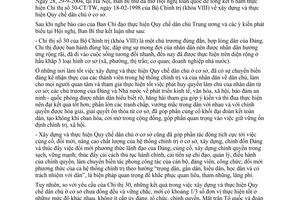 Thông báo 159-TB/TW năm 2004 kết quả 6 năm thực hiện Chỉ thị 30- CT/TW Quy chế dân chủ