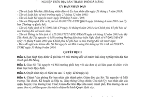 Quyết định 179/2004/QĐ-UB phí bảo vệ môi trường