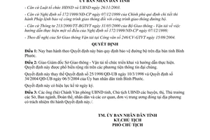 Quyết định 110/2004/QĐ-UB Quy định bảo vệ đường bộ