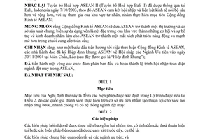 Nghị định thư  hội nhập ngành dệt may ASEAN giữa Việt Nam các nước 2004