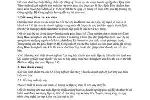 C&#244;ng văn 6871/CV-KHCN hướng dẫn đăng k&#253;, thẩm tra x&#225;c nhận ti&#234;u chuẩn doanh nghiệp sản xuất, lắp r&#225;p &#244; t&#244;