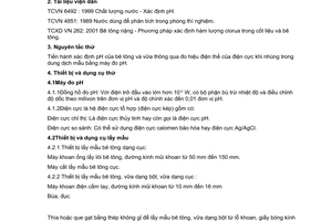 Tiêu chuẩn xây dựng Việt Nam TCXDVN 329:2004 về bê tông và vữa xây dựng – phương pháp xác định pH do Bộ Xây dựng ban hành