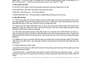 Tiêu chuẩn xây dựng Việt Nam TCXDVN 326:2004 về cọc khoan nhồi - tiêu chuẩn thi công và nghiệm thu do Bộ Xây dựng ban hành