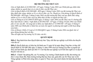 Quyết định 28/2004/QĐ-BTS Quy chế đào tạo nghiệp vụ đi biển cho thuyền viên tàu cá