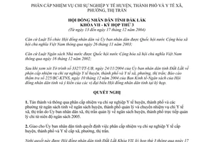 Nghị quyết 24/2004/NQ-HĐ7 nhiệm vụ chi sự nghiệp y tế Đắk Lắk