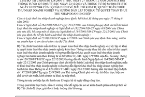 Thông tư 128/2004/TT-BTC mẫu tờ khai hướng dẫn lập tờ khai tự quyết toán thuế thu nhập doanh nghiệp sửa đổi 127/2003/TT-BTC 88/2004/TT-BTC