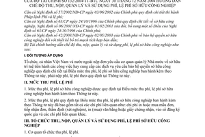 Thông tư 132/2004/TT-BTC hướng dẫn chế độ thu, nộp, quản lý sử dụng phí, lệ phí sở hữu công nghiệp