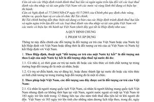 Thông tư 133/2004/TT-BTC hướng dẫn Hiệp định tránh đánh thuế hai lần thuế đánh vào thu nhập tài sản Việt Nam các nước hiệu lực thi hành Việt Nam