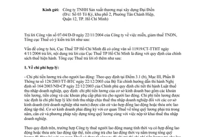 Công văn 25TCT/DNK miễn, giảm thuế thu nhập doanh nghiệp