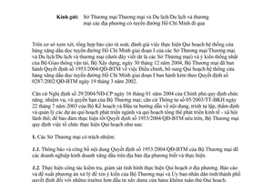 Công văn 0086/TM-KHĐT về việc Tổ chức thực hiện Qui hoạch Cửa hàng xăng dầu dọc đường Hồ Chí Minh