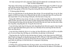 Công văn 116/CV-BNN-LN giải quyết gỗ làm nhà theo QĐ 134/2004/QĐ-TTg