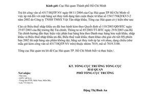 Công văn 386/TCHQ-GSQL phân loại mặt hàng sợi thủy tinh dạng tấm cuộn