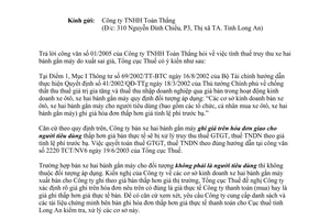 Công văn 392TCT/DNK truy thu thuế hoạt động kinh doanh xe hai bánh gắn máy