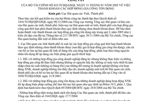 Công văn 433/TCHQ-GSQL thanh khoản các hợp đồng gia công tồn đọng