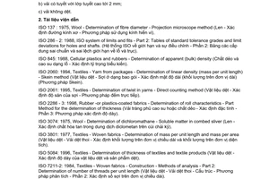 Tiêu chuẩn Việt Nam TCVN 7424-1:2004 (ISO 12947 - 1: 1998) về Vật liệu dệt - Xác định khả năng chịu mài mòn của vải bằng phương pháp Martindale - Phần 1: Thiết bị thử mài mòn Martindale do Bộ Khoa học và Công nghệ ban hành