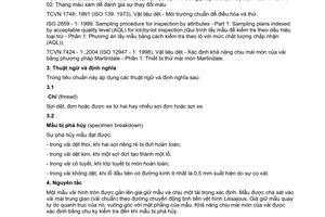 Tiêu chuẩn Việt Nam TCVN 7424-2:2004 (ISO 12947 - 2: 1998) về Vật liệu dệt - Xác định formalđehyt - Phần 2: Formalđehyt giải phóng ( phương pháp hấp thụ hơi nước) do Bộ Khoa học và Công nghệ ban hành