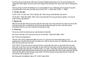 Tiêu chuẩn Việt Nam TCVN 7421-2:2004 (ISO 14184-2 : 1998) về Vật liệu dệt - Xác định Formalđehyt- Phần 2: Formalđehyt giải phóng (phương pháp hấp thụ hơi nước) do Bộ Khoa học và Công nghệ ban hành