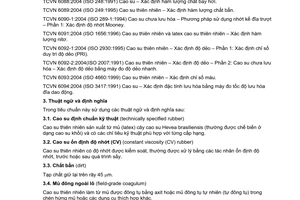 Tiêu chuẩn Việt Nam TCVN 3769:2004 về Cao su thiên nhiên SVR - Quy định kỹ thuật do Bộ Khoa học Công nghệ và Môi trường ban hành