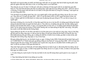 Chỉ thị 02/2005/CT-BGTVT tăng cường công tác phòng, chống tác hại thuốc lá ngành Giao thông vận tải