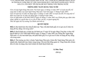 Quyết định 02/2005/QĐ-NHNN Quy chế phát hành giấy tờ có giá  tổ chức tín dụng huy động vốn trong nước