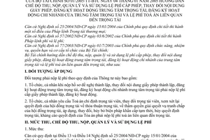 Thông tư 01/2005/TT-BTC hướng dẫn thu nộp quản lý sử dụng lệ phí cấp phép thay đổi giấy phép đăng ký hoạt động trọng tài chi nhánh lệ phí TA trọng tài