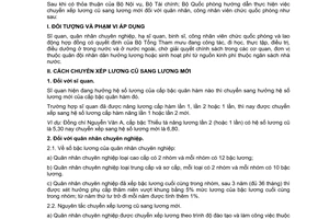 Thông tư 06/2005/TT-BQP chuyển xếp lương cũ lương mới quân nhân công nhân viên chức quốc phòng hưởng lương sinh hoạt phí nguồn kinh phí NSNN