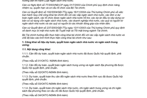Thông tư 03/2005/TT-BTC hướng dẫn Quy chế công khai tài chính ngân sách nhà nước Chế độ báo cáo công khai tài chính