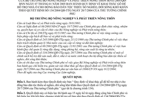 Quyết định 03/2005/QĐ-BNN khai thác gỗ hỗ trợ nhà ở đồng bào dân tộc thiểu số nghèo đời sống khó khăn theo Quyết định 134/2004/QĐ-TTg