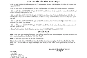 Quyết định 02/2005/QĐ-UBBT quy chế Quỹ chăm sóc người cao tuổi Bình Thuận