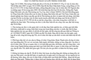 Chỉ thị 01/2005/CT-NHNN thực hành tiết kiệm chống lãng phí Tết Ất Dậu ngày lễ lớn năm 2005