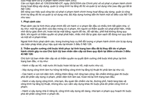 Thông tư 01/2005/TT-BXD xử phạt vi phạm hành chính hoạt động xây dựng quản lý công trình hạ tầng đô thị sử dụng nhà hướng dẫn NĐ 126/2004/NĐ-CP