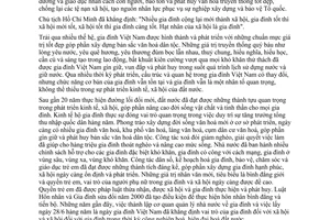 Chỉ thị 49-CT/TW xây dựng gia đình thời kỳ công nghiệp, hiện đại hoá